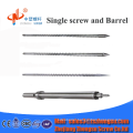 Nitriding injection screw barrel for plastic